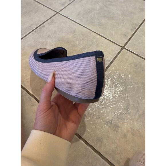 Birdies Women's Blackbird Pink Grey Slip On Fabric Knit Shoes Size 10 Flats - Picture 9 of 9